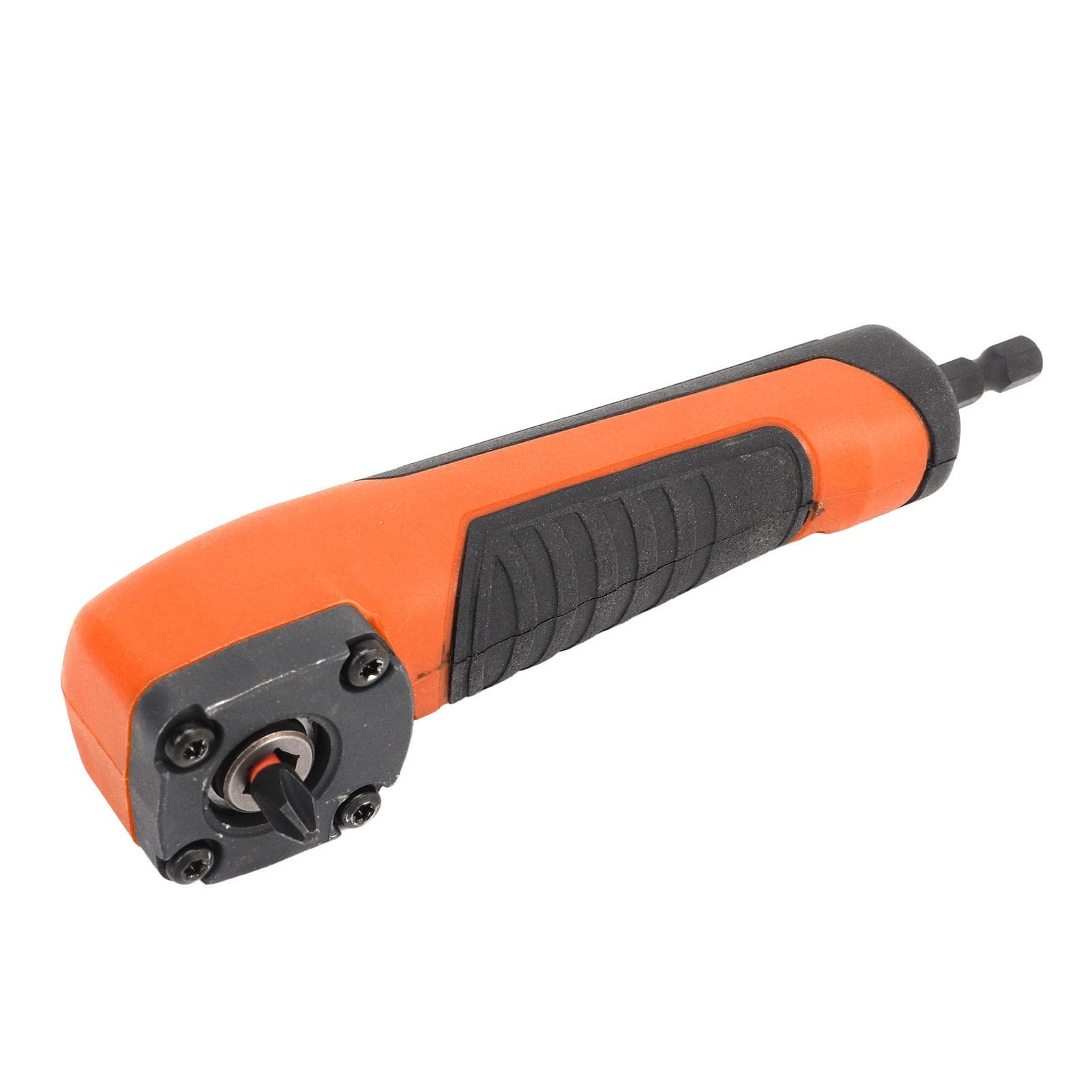 Right Angle Drill Adapter Hex Interface Electric Screwdriver Corner Attachment with Magnetic Bit