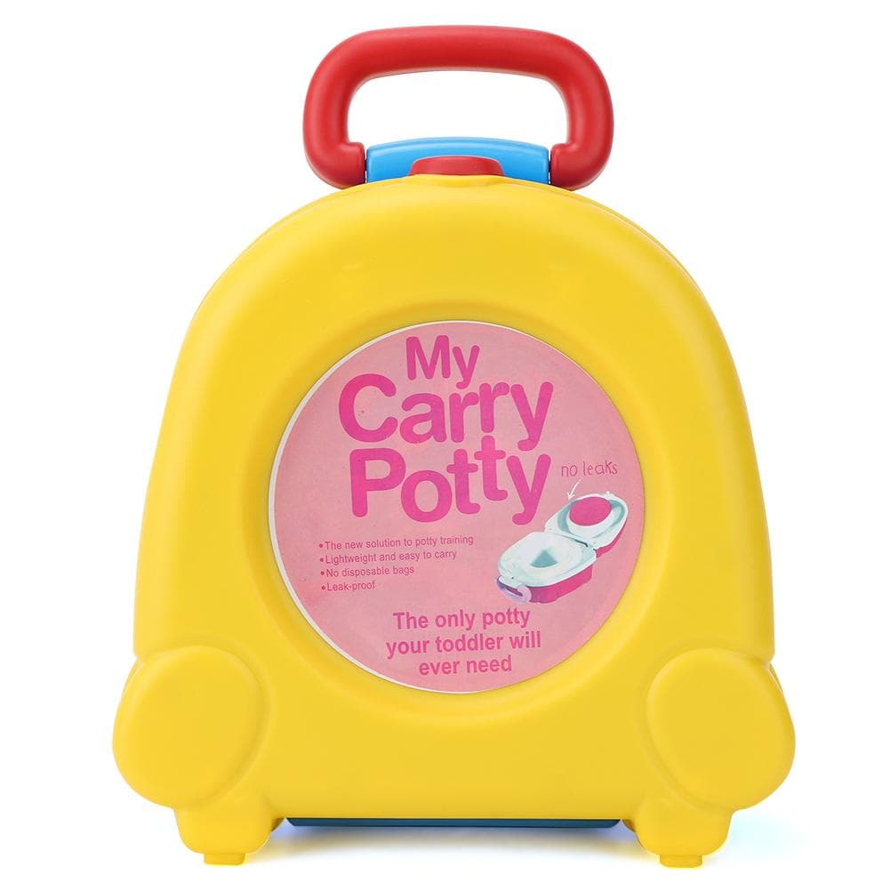 Portable Children Baby Urinal Toilet Potty Bottle Traveling Car Toilet Girl Boy PottyYellow yellow