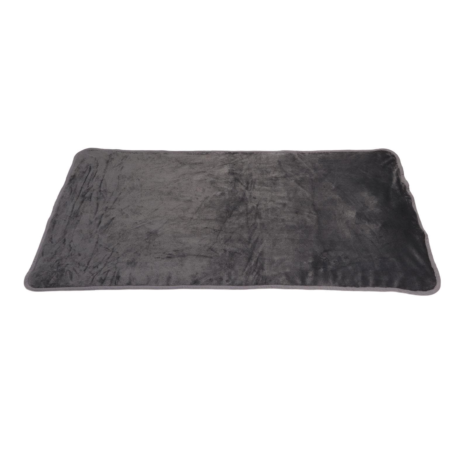Electric Heating Wrap Soft Velvet 3 Heating Timing Gears USB Back Heated Blanket Grey