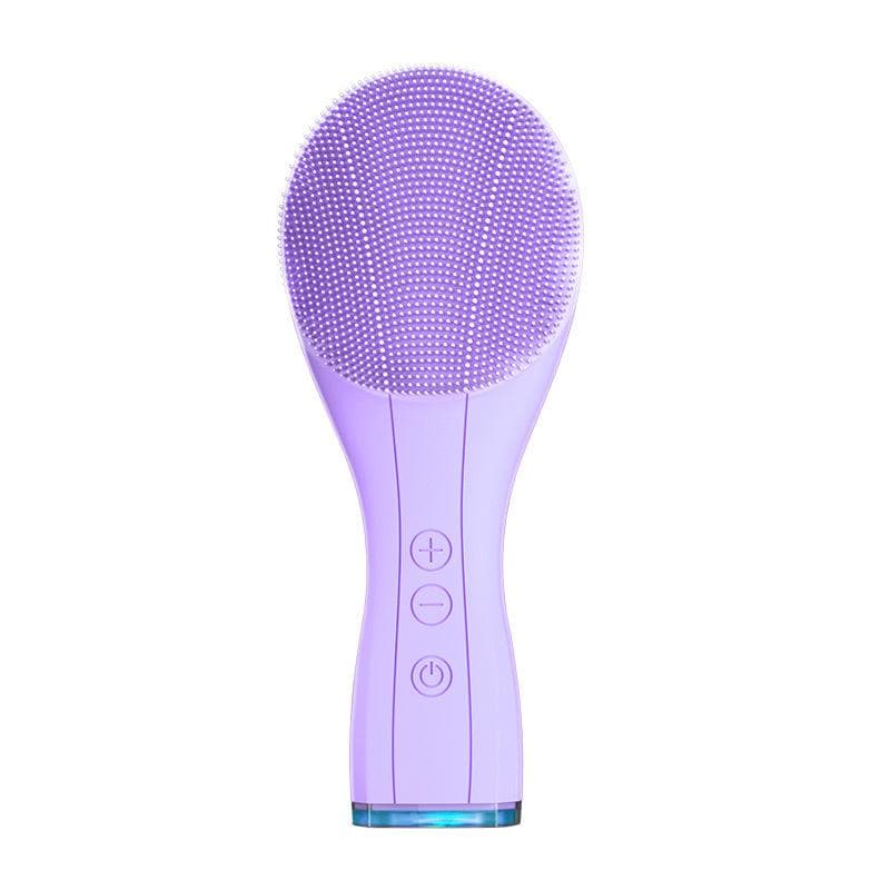 New Household Electric Face Wash Beauty Instrument Soft Hair Silicone Cleanser Electric Massage Beauty Pore Cleaning English