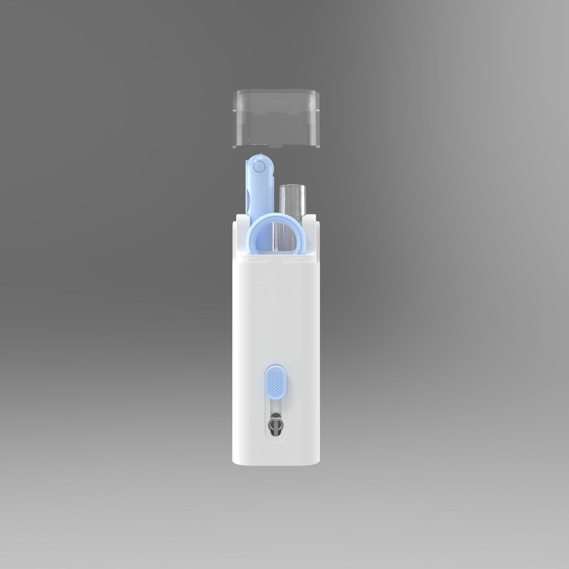 7 in 1 computer keyboard cleaning brush tool earphone dust collector mobile phone digital blue