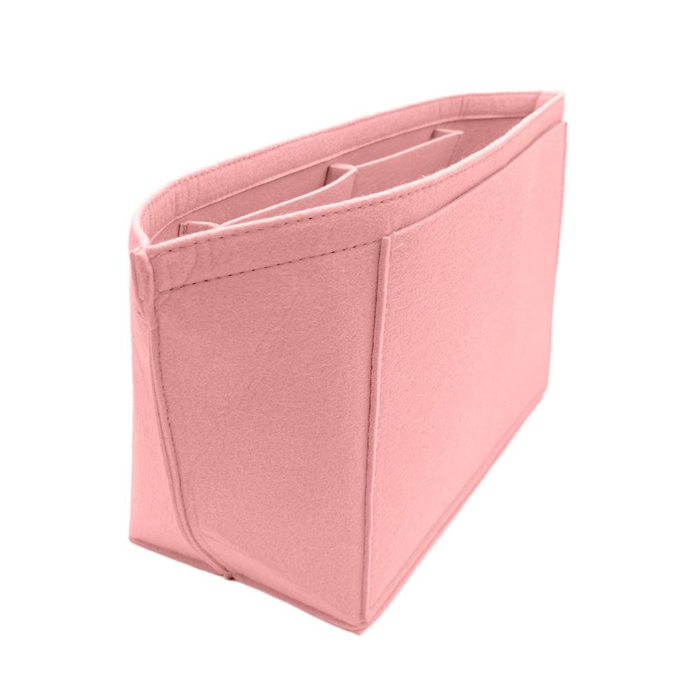 Felt Insert Bag for  Handbag Liner Bag Makeup Bag Support Travel Portable Purse Organizer Separate Storage Pocket pink