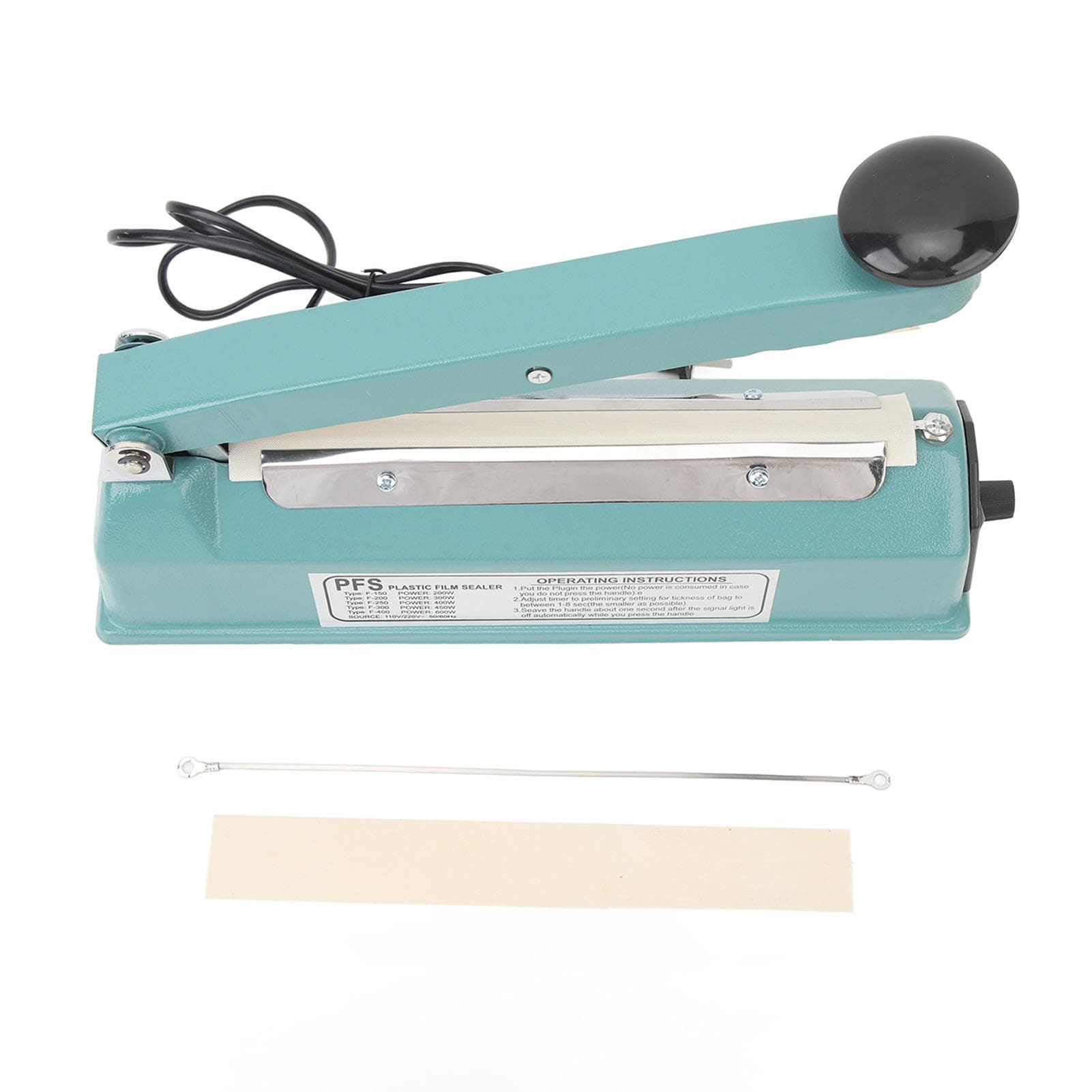 Manual Heat Sealer Machine Professional Iron Shell Heat Sealing Machine for Plastic Bags Aluminum