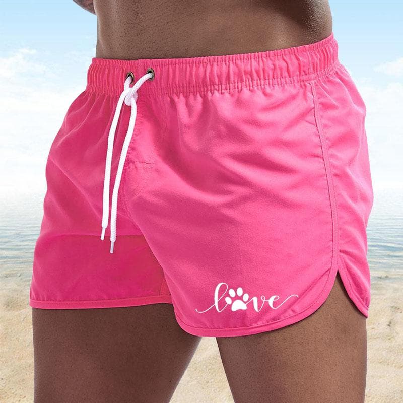 Mens Swimwear Brief Quick Dry Beach Shorts Sexy Swimsuit Summer Swimming Trunks For Bathing Casual Pants Sunga Surf Volleybal L(170-175) 60-73KG
