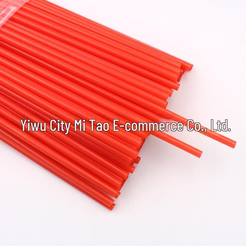 Multicolor Disposable Plastic Straws for DIY Projects, 6x190mm, Flat and Straight Design for Kids 6*190mm