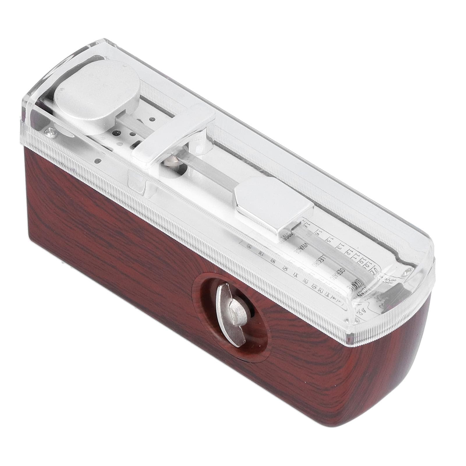 Mini Mechanical Metronome Universal Portable Traditional for Piano Ukeulele Guitar ViolinBurgundy wine red