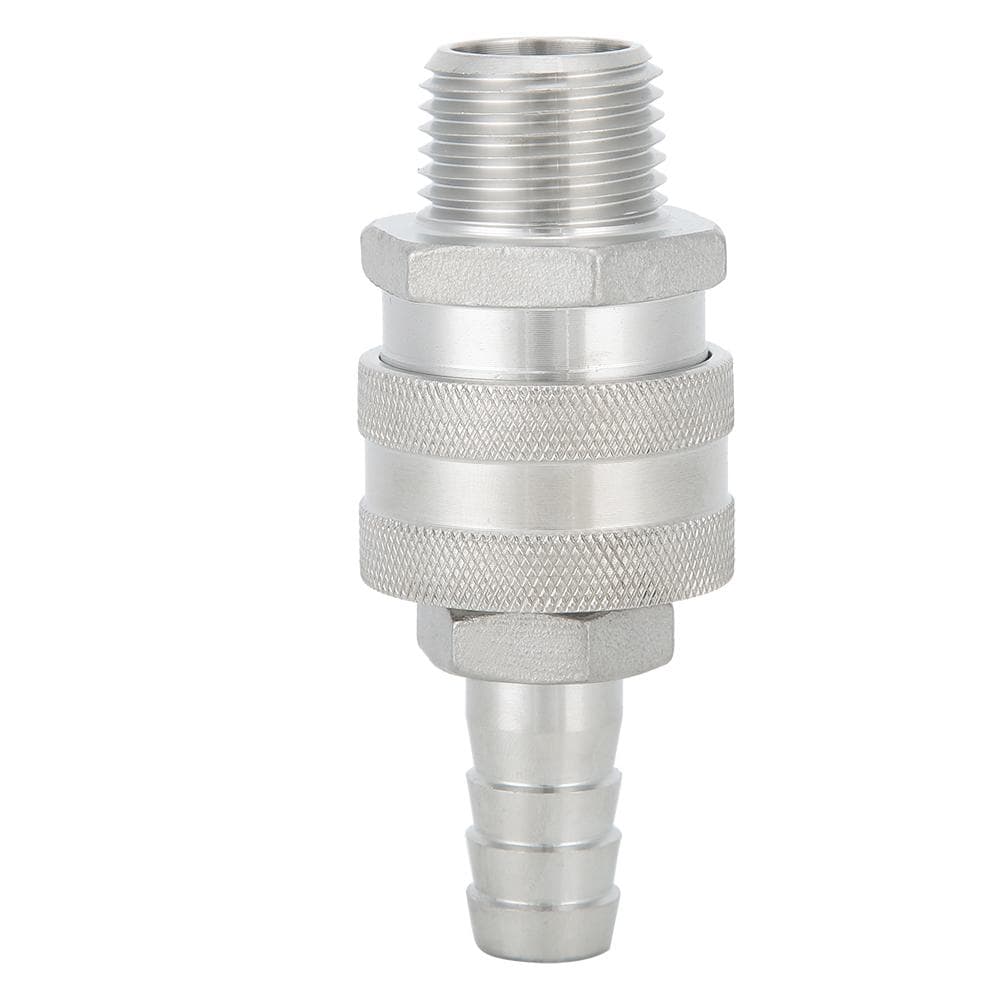 1/2in Female Thread Stainless Steel Quick Connector Adapter for Brewing Beer  less than br more than