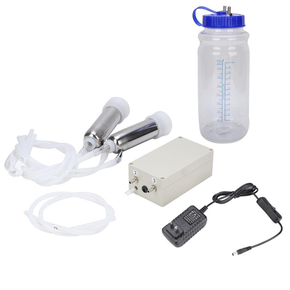 Portable Mini Household Electric Vacuum Pulse Milking Machine Pulsating Milker for Cow Cattle
