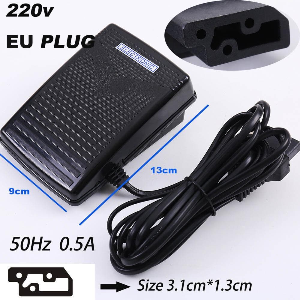 Speed Control Universal Industrial Sewing Machine Pedal Switch Power Cord Presser Foot Parts