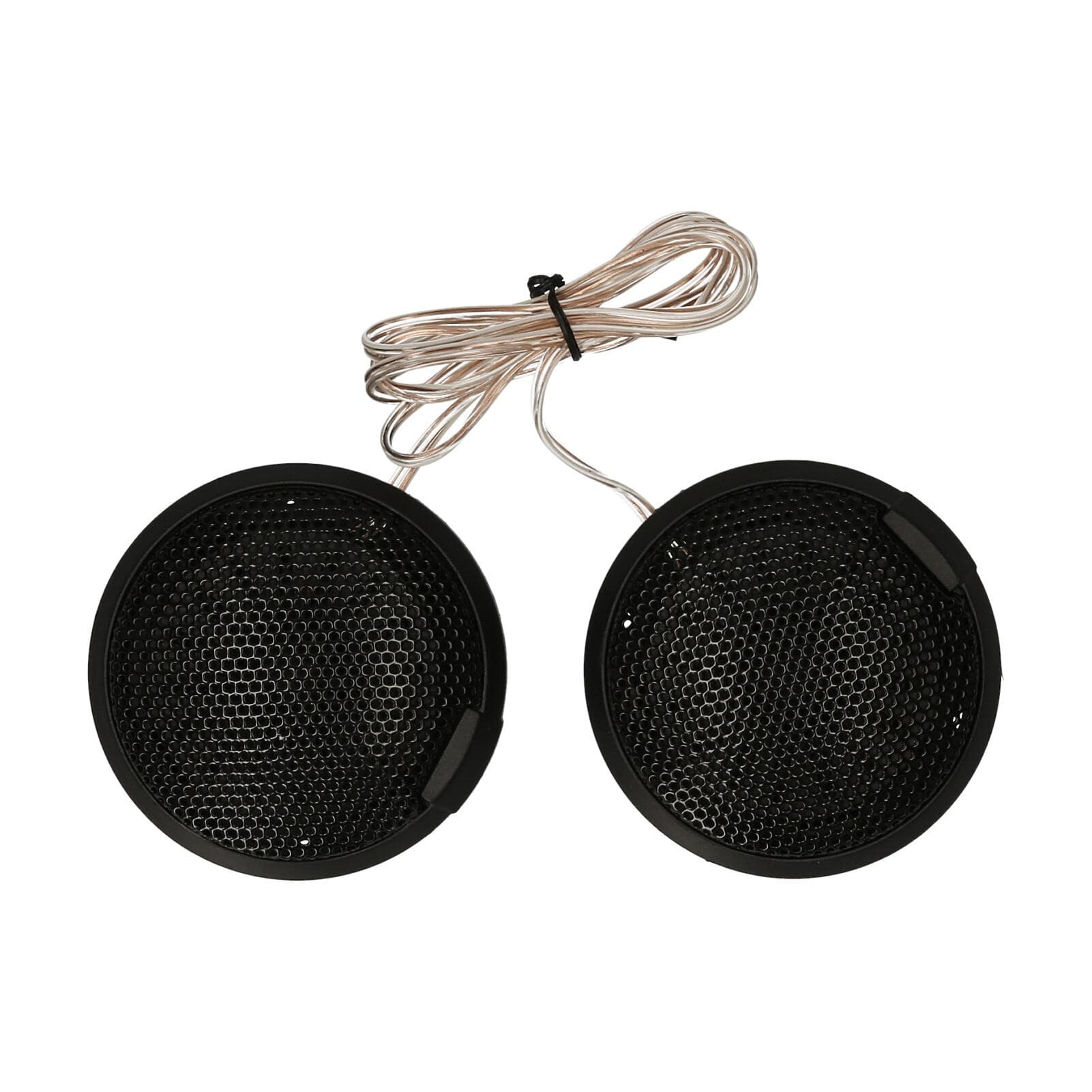 20W Car Speaker Dome Tweeter Bass Speaker Loudspeaker Audio Component System black