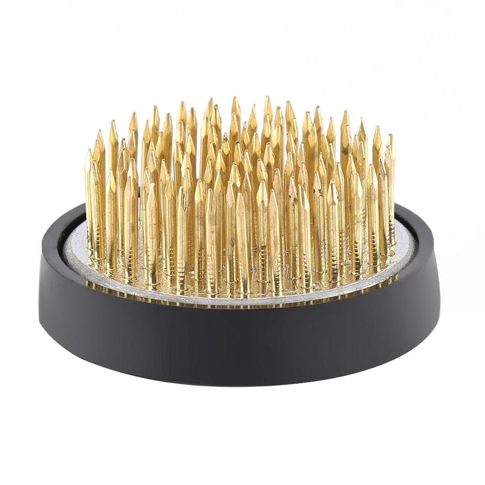 Round Flower Arrangement Pin Ikebana Kenzan Flower Decoration Fixed Arranging Tool (Dia. 40mm)