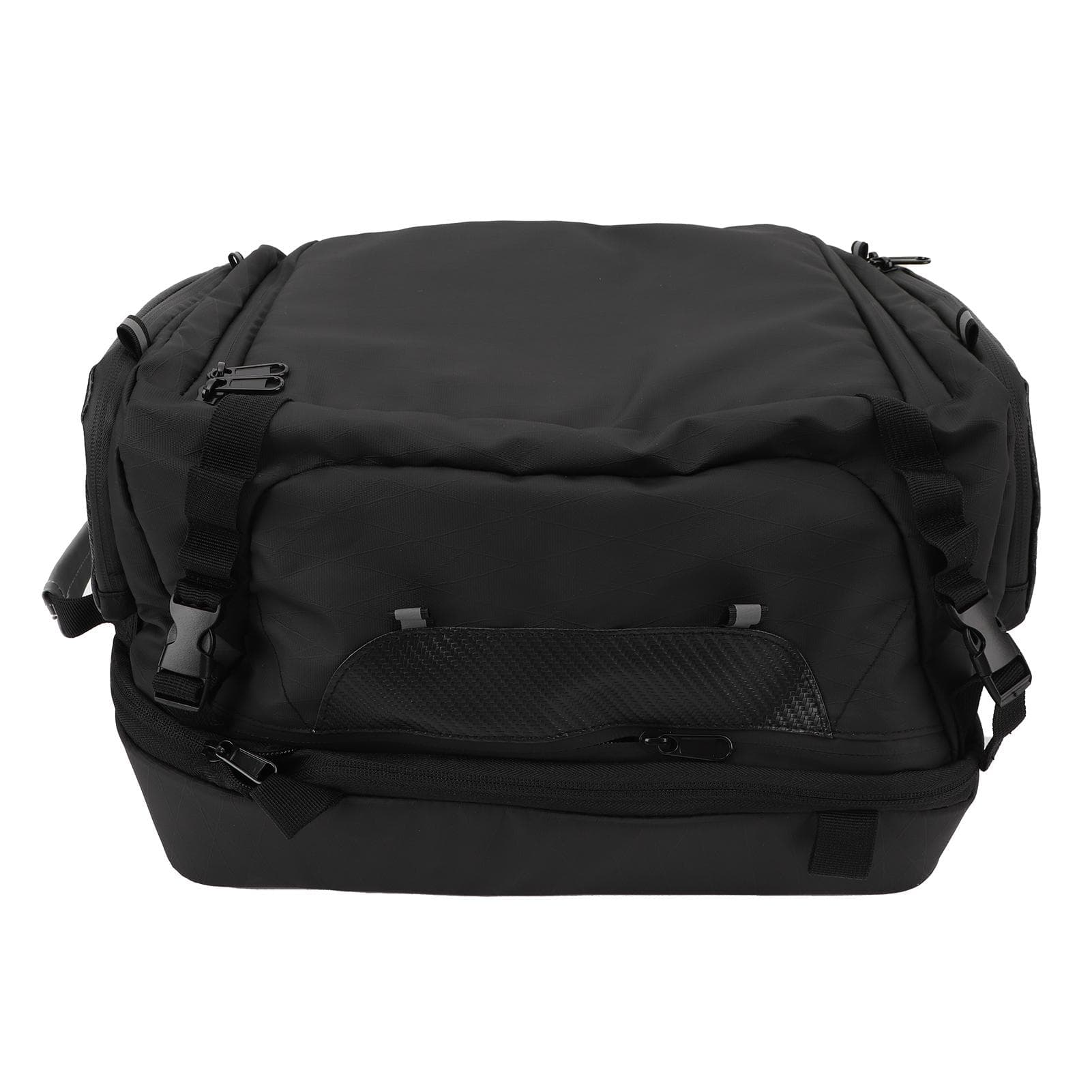 Motorcycle Tail Rack Travel Luggage Bag 42L Expandable Large Capacity Motorbike Rear Rack Trunk