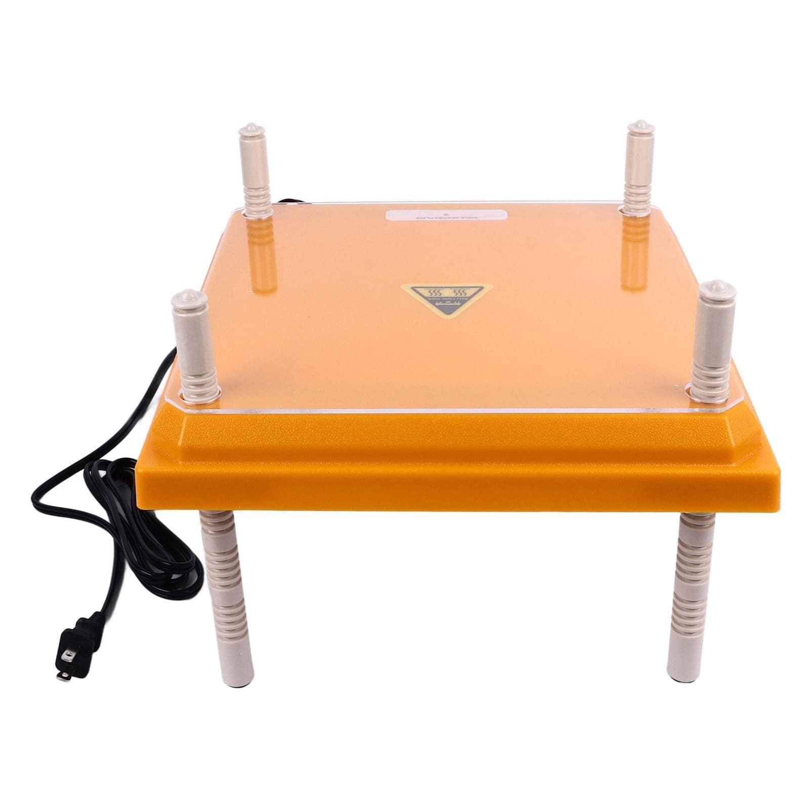 Chicken Brooder Heater Plate 10x10 Inch Brooder Heater with Dust Shield for Chicks Keep Chicks Warm yellow