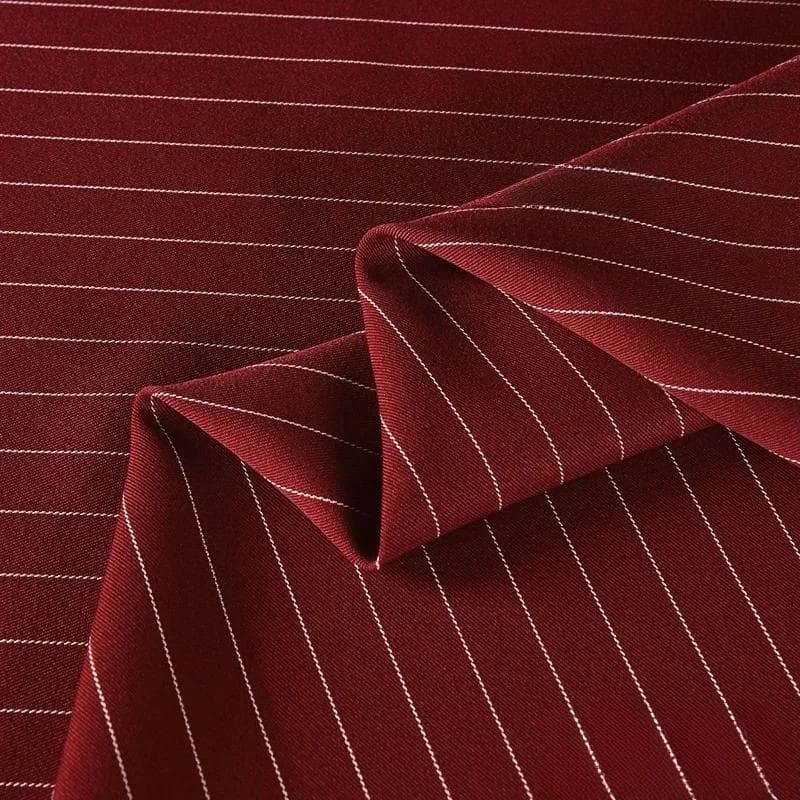100x150cm Fine Stripe Fabric Spring Summer Fashion Skirts Suits Cloth Apparel Sewing Fabric Polyester Rayon Spandex Material 100x150cm
