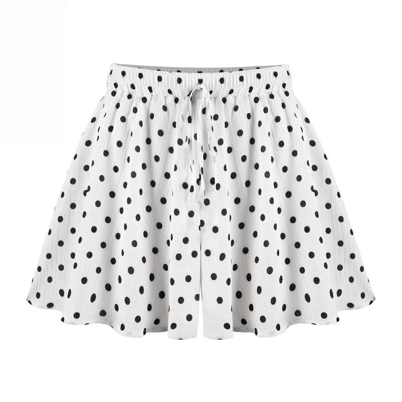 Wide-leg Shorts Skirt Women's Summer New Korean Version of High-waisted Large-size Loose A-word Culottes 10XL
