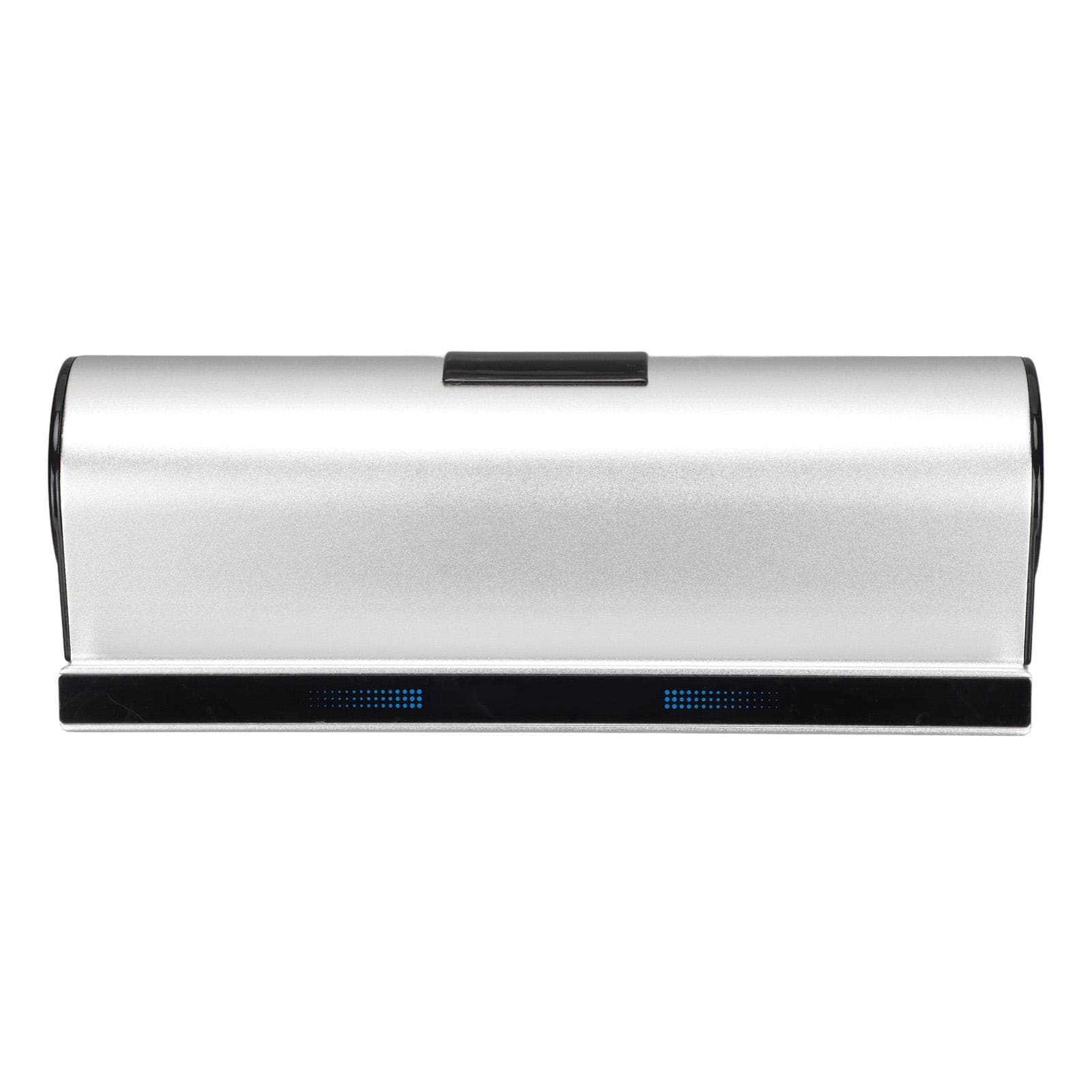 Bluetooth Speaker Stereo Dual Drivers Rechargeable Portable Wireless Holder Speaker for Cellphone silver