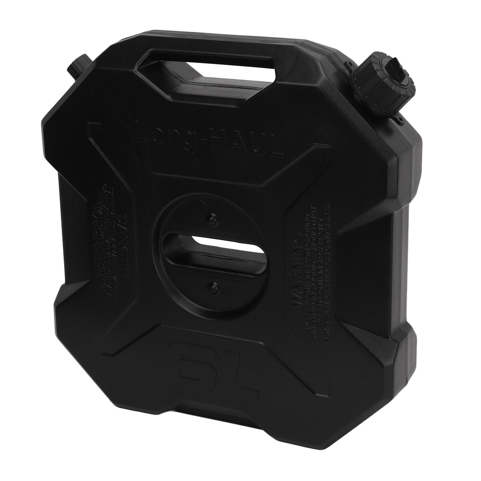 Fuel Oil Tank 6L 1.6 Gallons Black Large Capacity Gas Petrol Container for Car Motorcycle UTV ATV