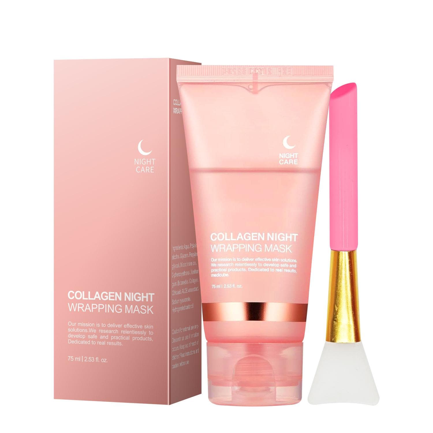 Collagen Peel-Off Mask for Face, Hydrating Moisturizing Night Mask Peel-off mask 75g