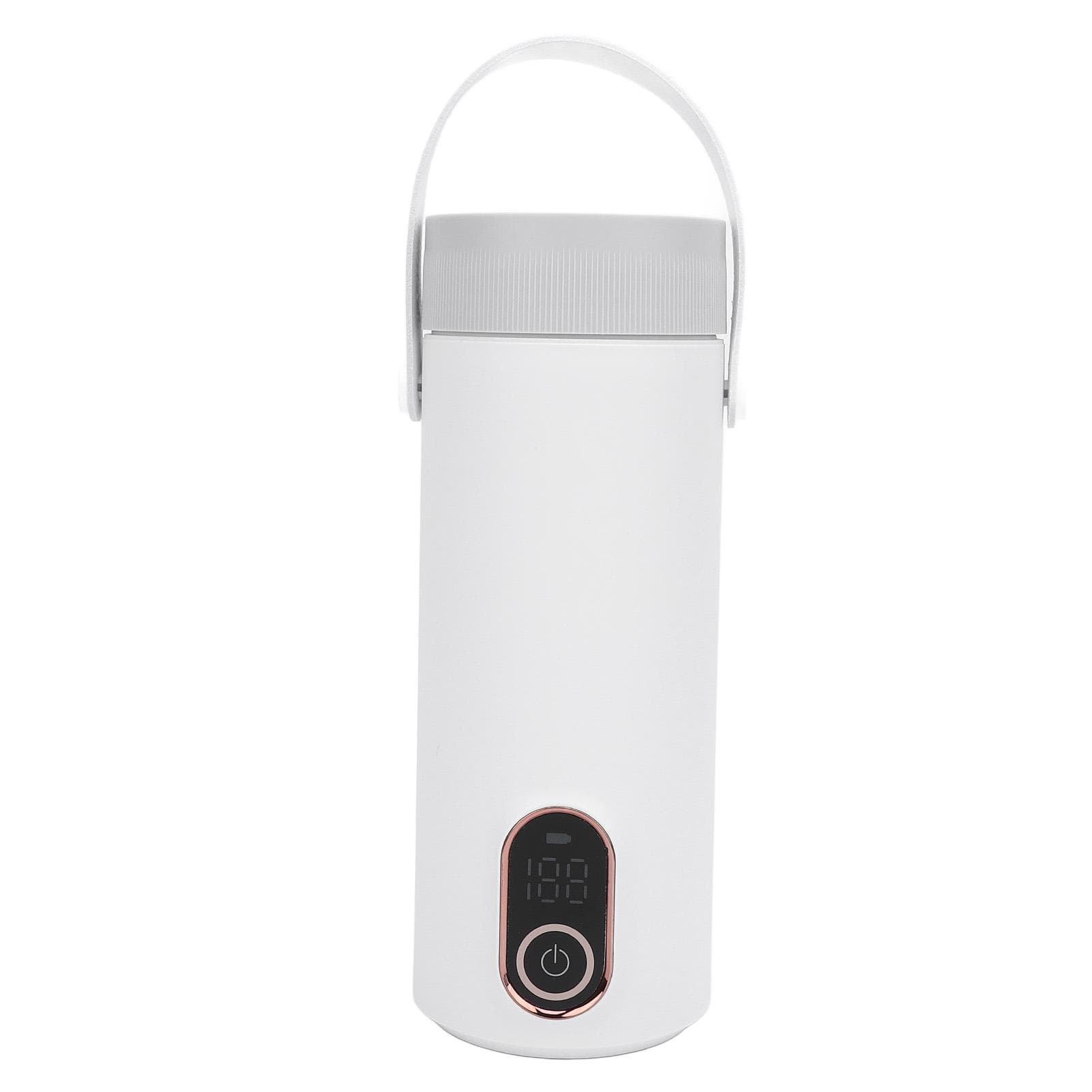 Travel Electric Kettle 300W 400ml 304 Stainless Steel 4 Gear Adjustable Rechargeable Portable Small US Plug