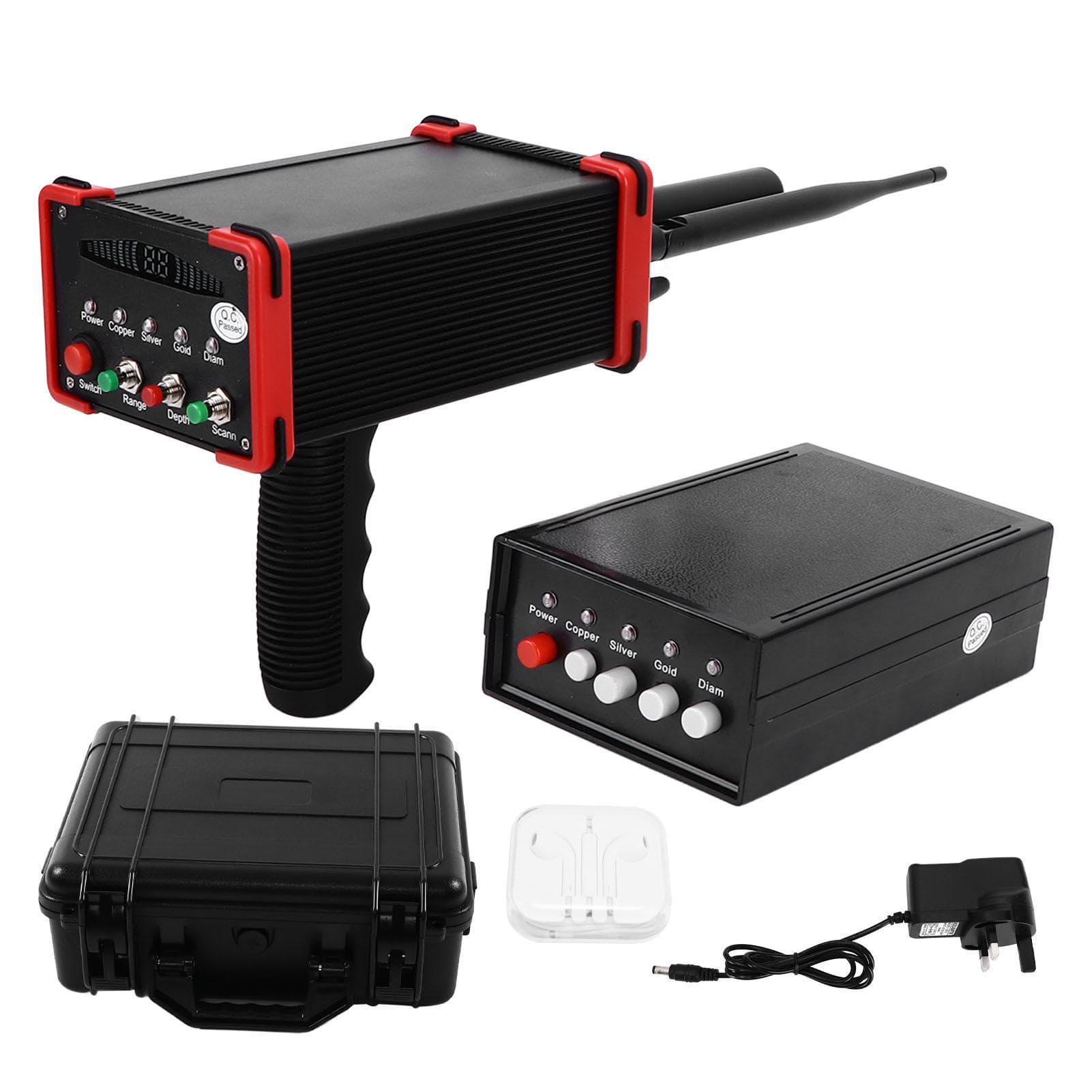 Metal Detector Wide Range 1000M Remote Scanning High Sensitivity Labor Saving Metal Search Tools