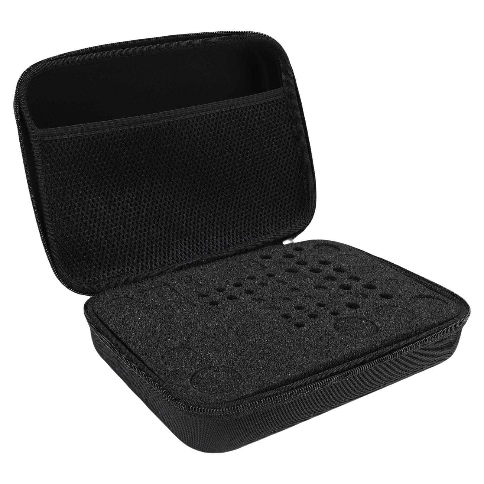 Hard Battery Organizer Storage Holder Box Case for AA AAA C D 3V 9V Batteries and Tester