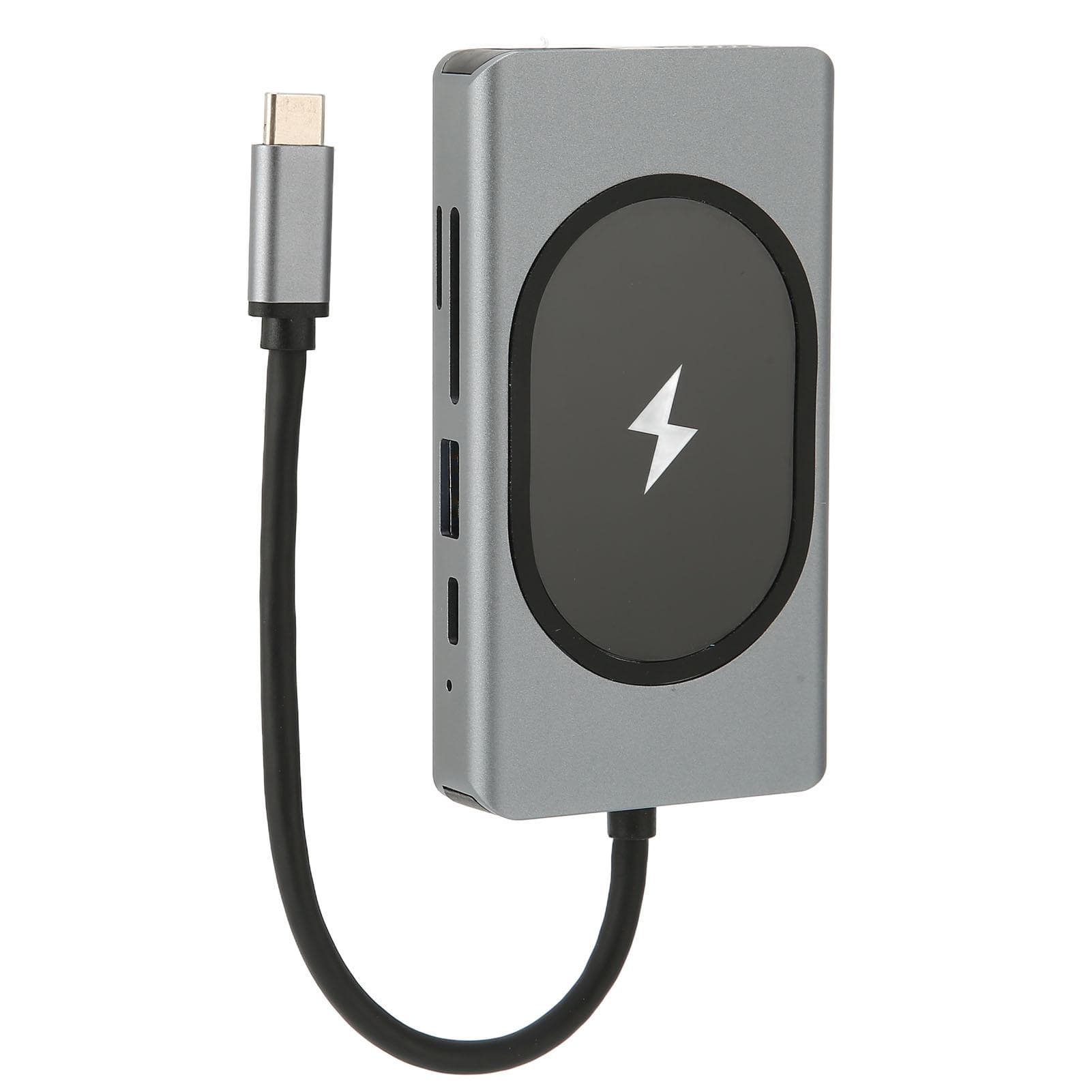 Docking Station Type C to High Definition Multimedia Interface VGA 15W 9 in 1 USB 3.0 Hub