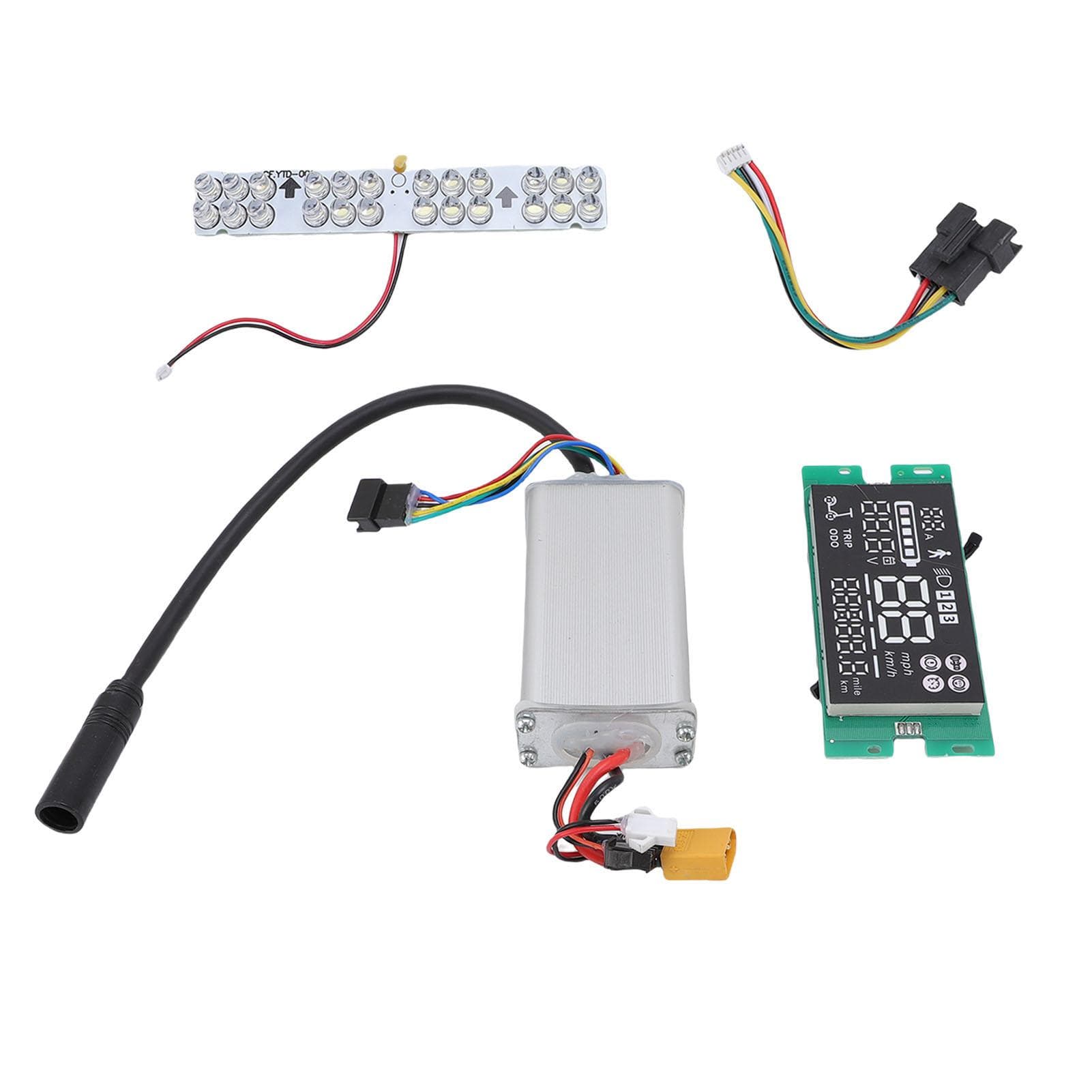 Electric Scooter Controller 8 Inch Aluminum Alloy Controller Control Board Assembly Kit Replacement