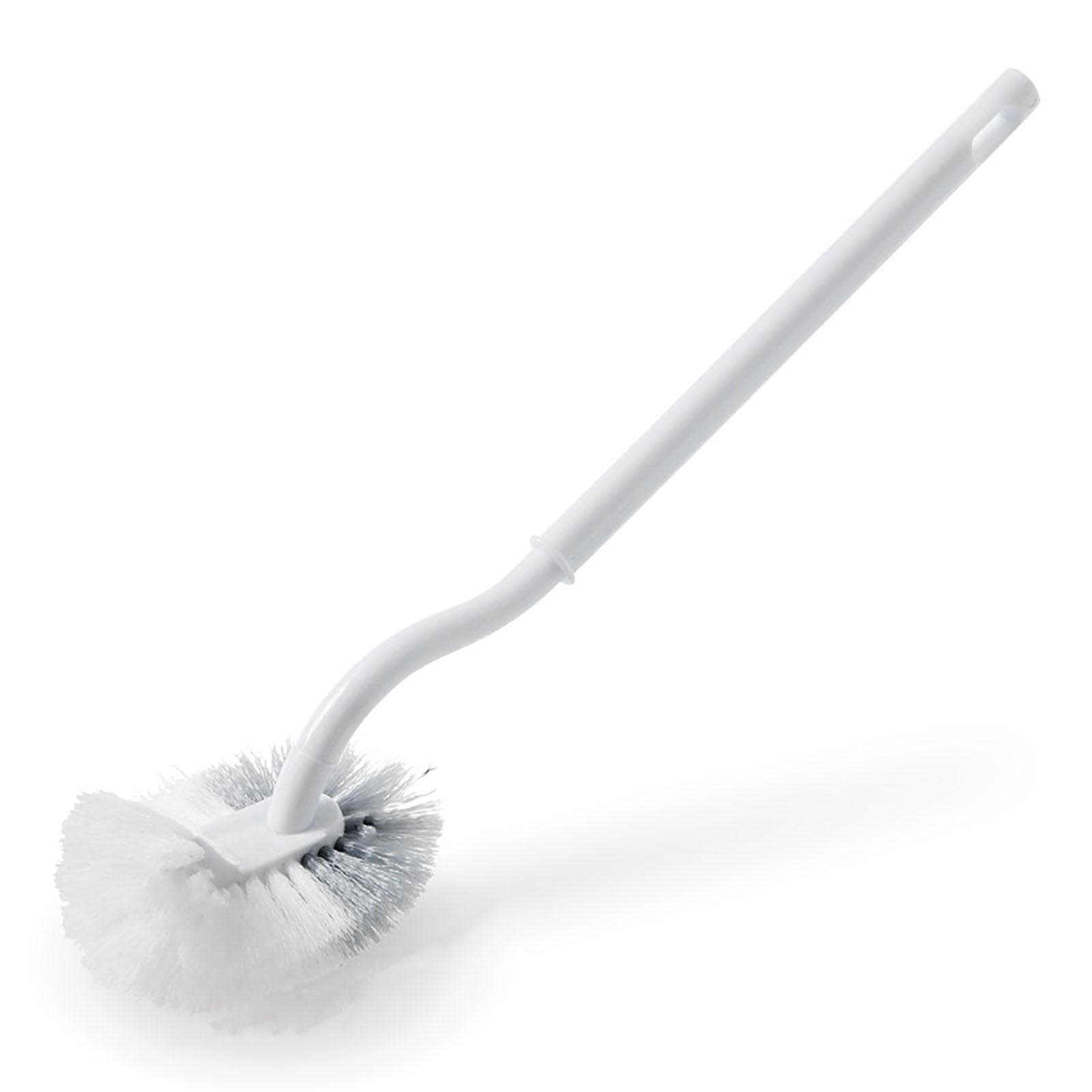 S Shaped Toilet Scrub Brush Dead Corner Cleaning Dense Brush Hair Toilet Scrub Brush for Bathroom