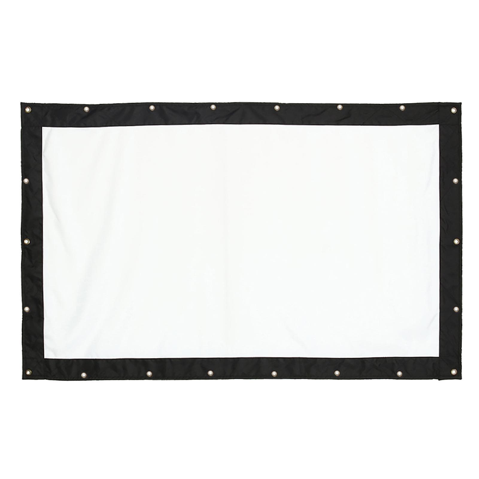 200 Inch 16:9 Wall Mount Outdoor Film Movie Projector Projection Screen Curtain black