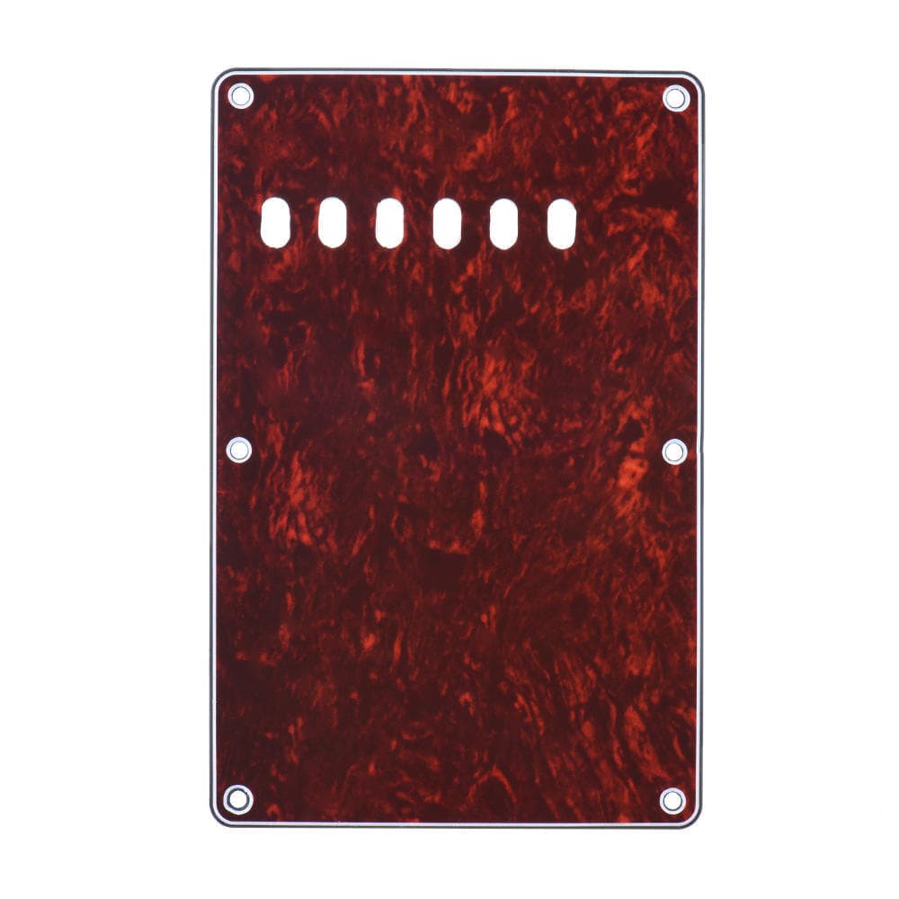Pickguard Back Plate Tremolo Cavity Cover Vintage Style Backplate for Stratocaster Strat ST dark red