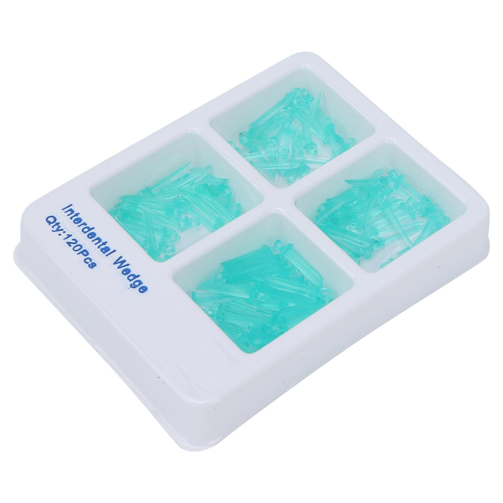 120pcs Box Interdental Wedges Disposable Dental Fixing Wedges with Hole Dental Supply