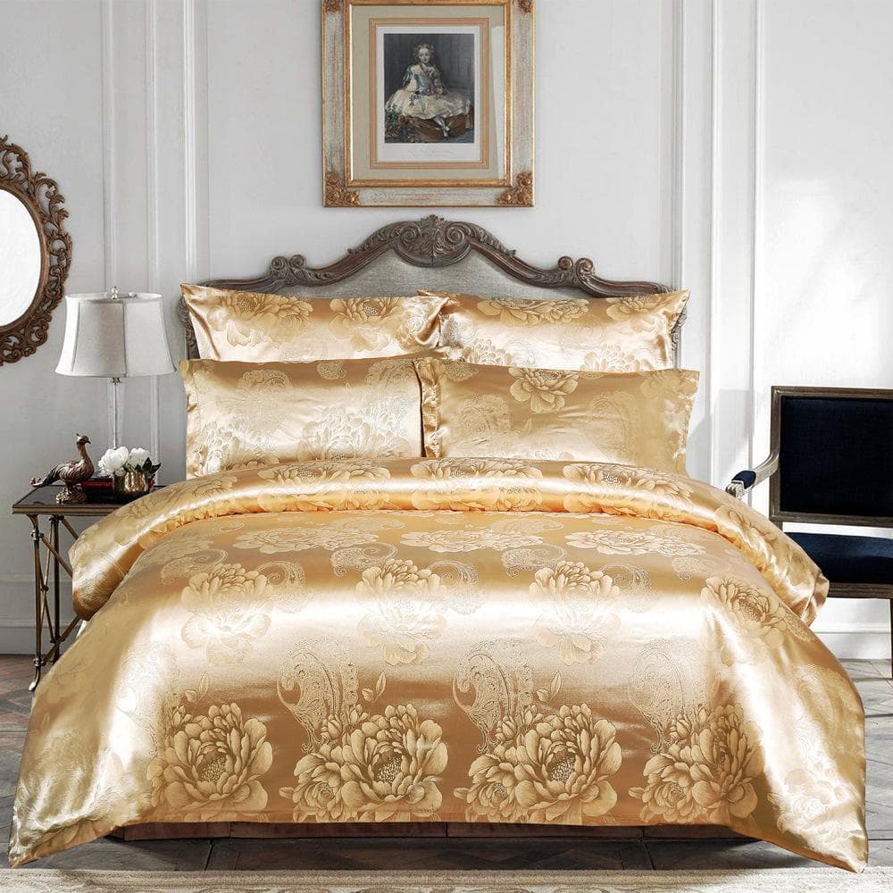 3PCS Home Bedding Set Jacquard Duvet Cover Set Bed Linens Luxurious Bedclothes Single Queen King Size Bed Sets 150*210cm 2pcs