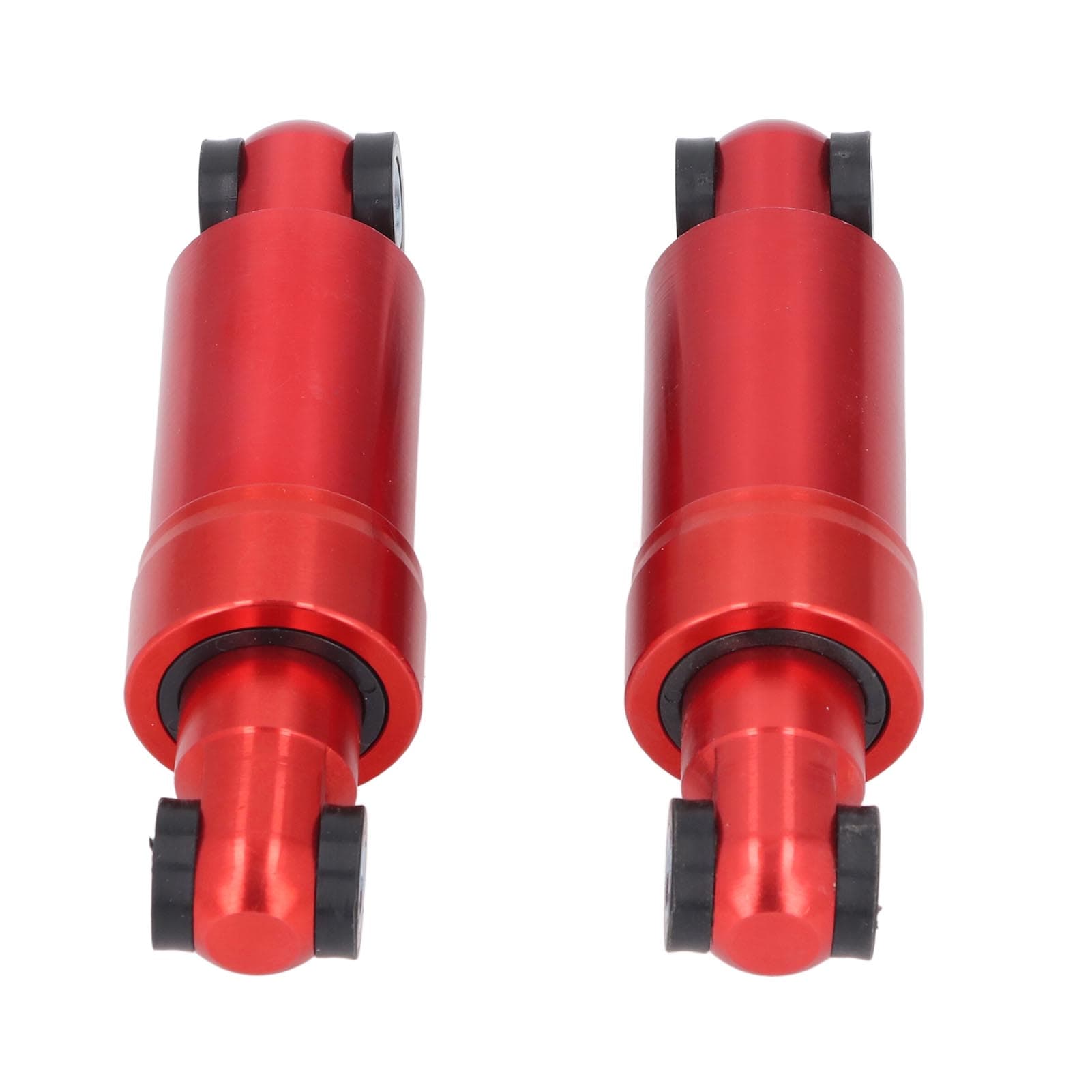 1 Pair of Electric Scooter Rear Shock Absorber Damper Aluminium Alloy Folding Suspension System Red
