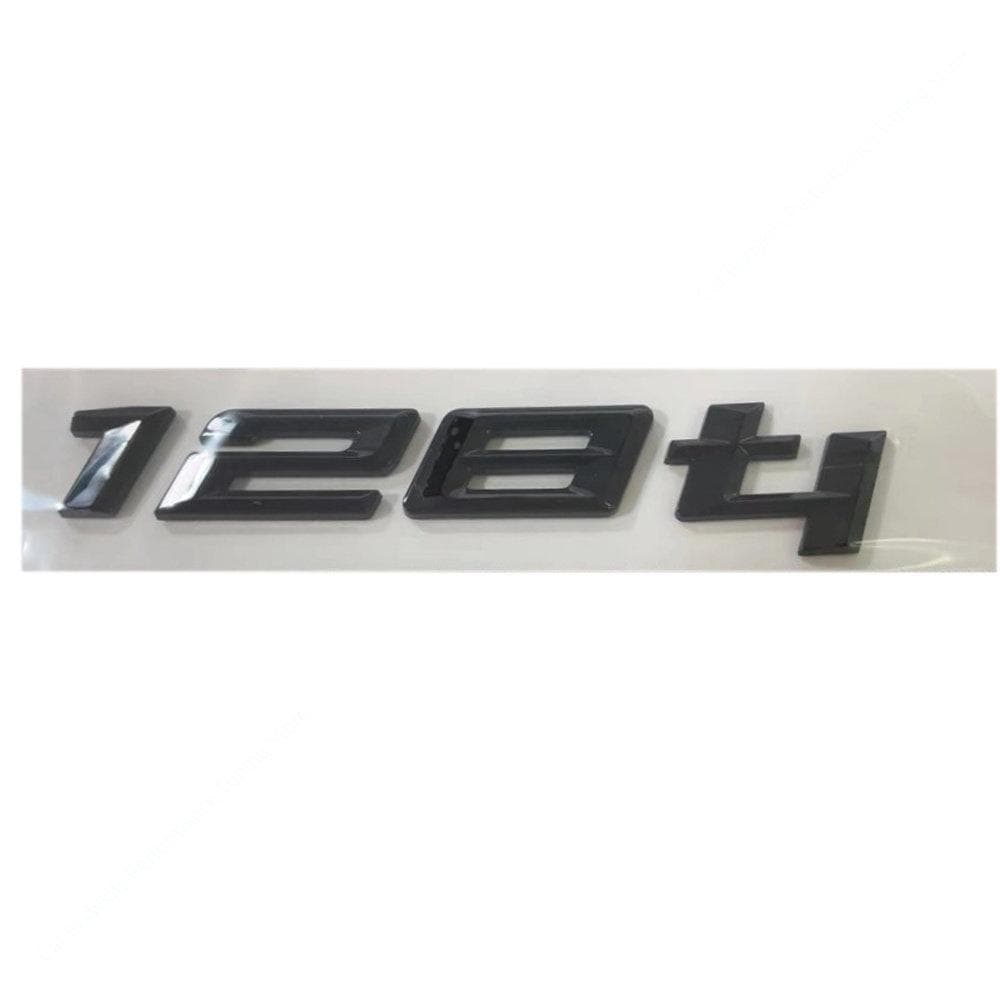 3d Car Letters For F40 116i 116d 118d 118i 120i 120d 128ti Gloss Black Lettering Emblem Logo Badge Sticker Trunk Accessories black