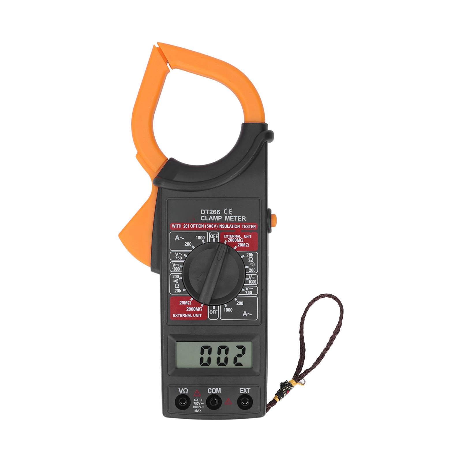 Digital Clamp Meter Handheld Electrical Voltage Tester Electrical Tool for Measure Current Voltage