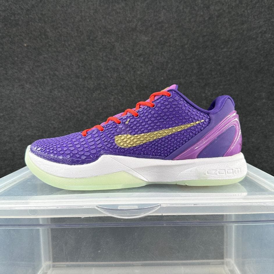 Genuine Kobe 6 Combat Basketball Shoes - Violent Orange, Full Mamba Replica, 6th Gen Men's Sports Shoes Size 43
