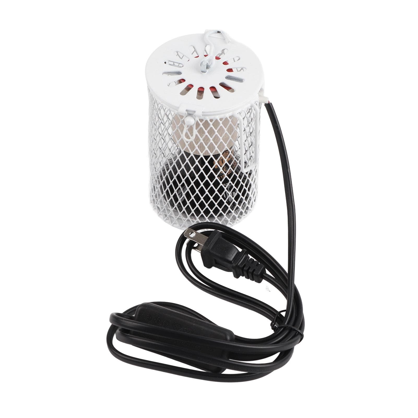 100W Infrared Ceramic Emitter Heat Light Bulb Lamp Pet Reptile Brooder (Black 220-) white