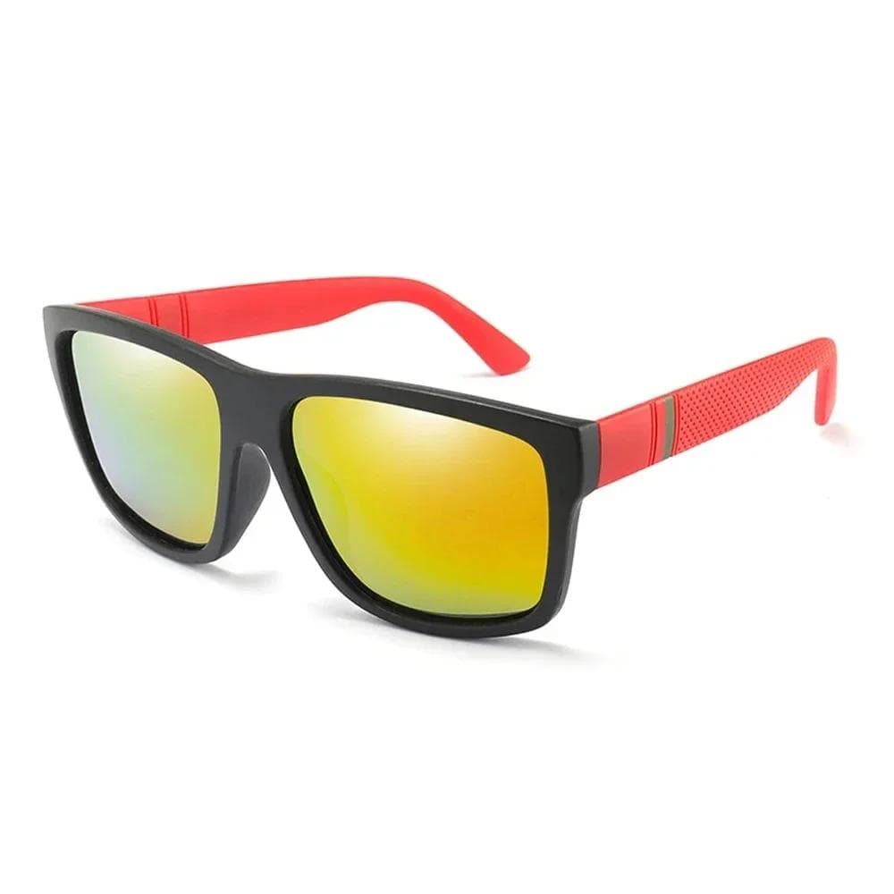 Retro Photochromic Square Sunglasses UV400 Protection Fashion Wrap Sunglasses for Women Men As Picture