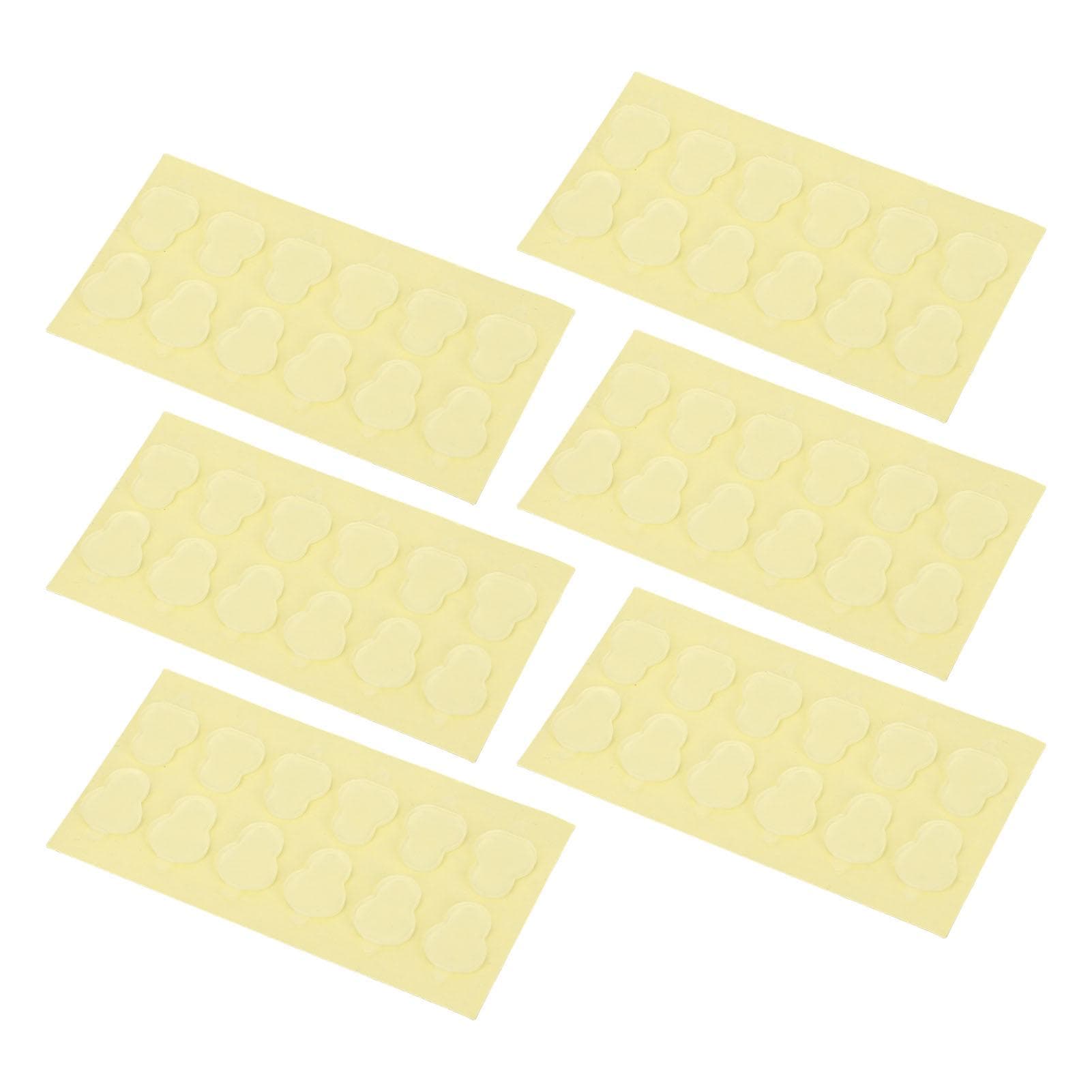 240 Pcs Doll Clear Adhesive Tape 18x14x1.5mm Water Proof Removable Sticky Double Sided Adhesive Pad