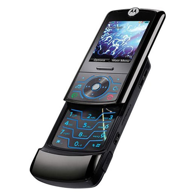 Refurbished Original Motorola ROKR Z6 Slide 720mAh Mobile Phone With 1 SIM simple set black