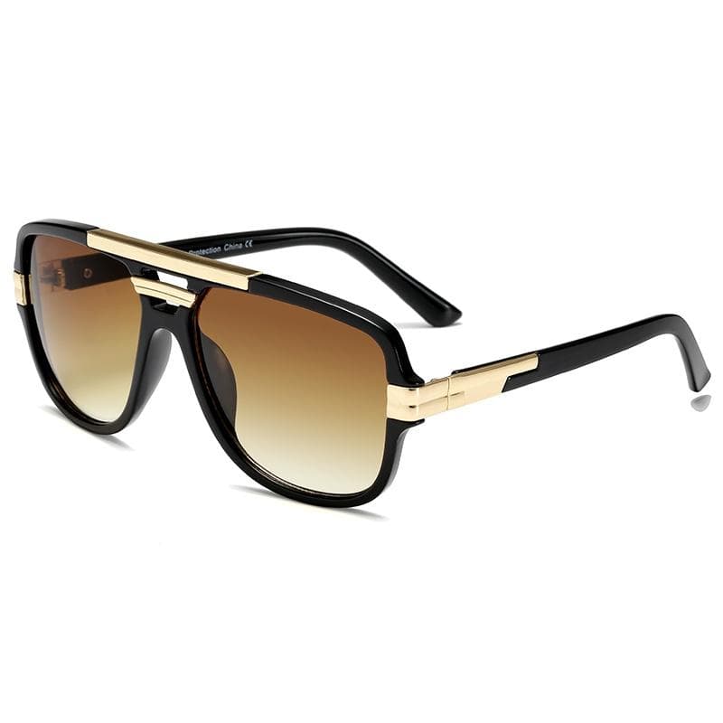 Fashion Men Sunglasses Vintage Male Square Sun Glasses Luxury Sunglass UV400 Shades Eyewear