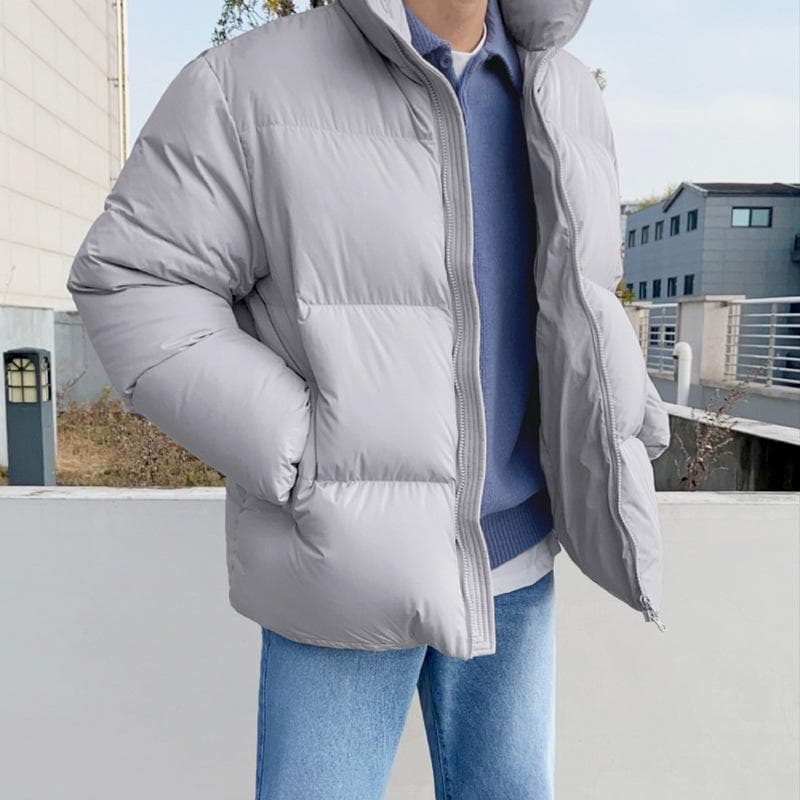 Cotton-padded Jackets for Men In Winter New Style Breaded Jackets for Men, Korean Style Trendy Loose Thickened Cotton-padded Jackets 2XL