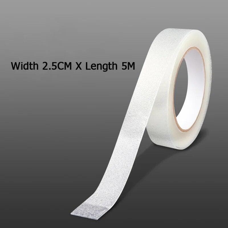 5M Transparent Anti Slip Tape Waterproof Non-Slip Traction Grip Tape To Tubs Boats Stairs Clear Soft Comfortable For Bare Feet 2.5cm width