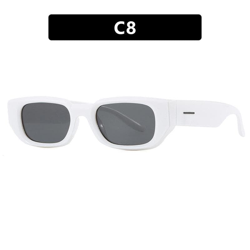 New Vintage Small Square Sunglasses for Women Men Retro Thick Edge Frame UV400 Sun Glasses Shades Eyewear