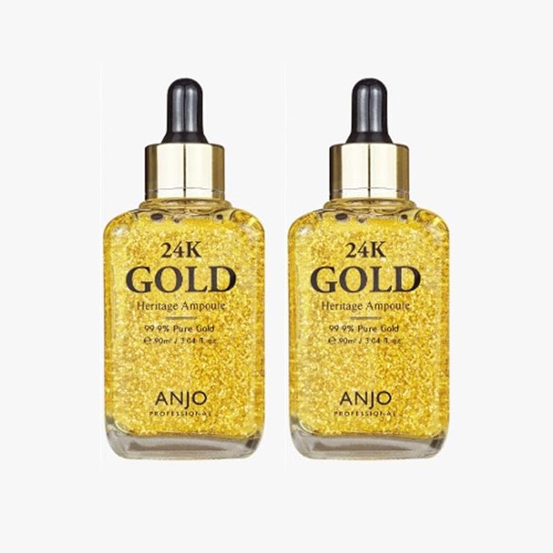 ANJO 24K Gold Heritage Ampoule 90ml (3 Options) #2PCS