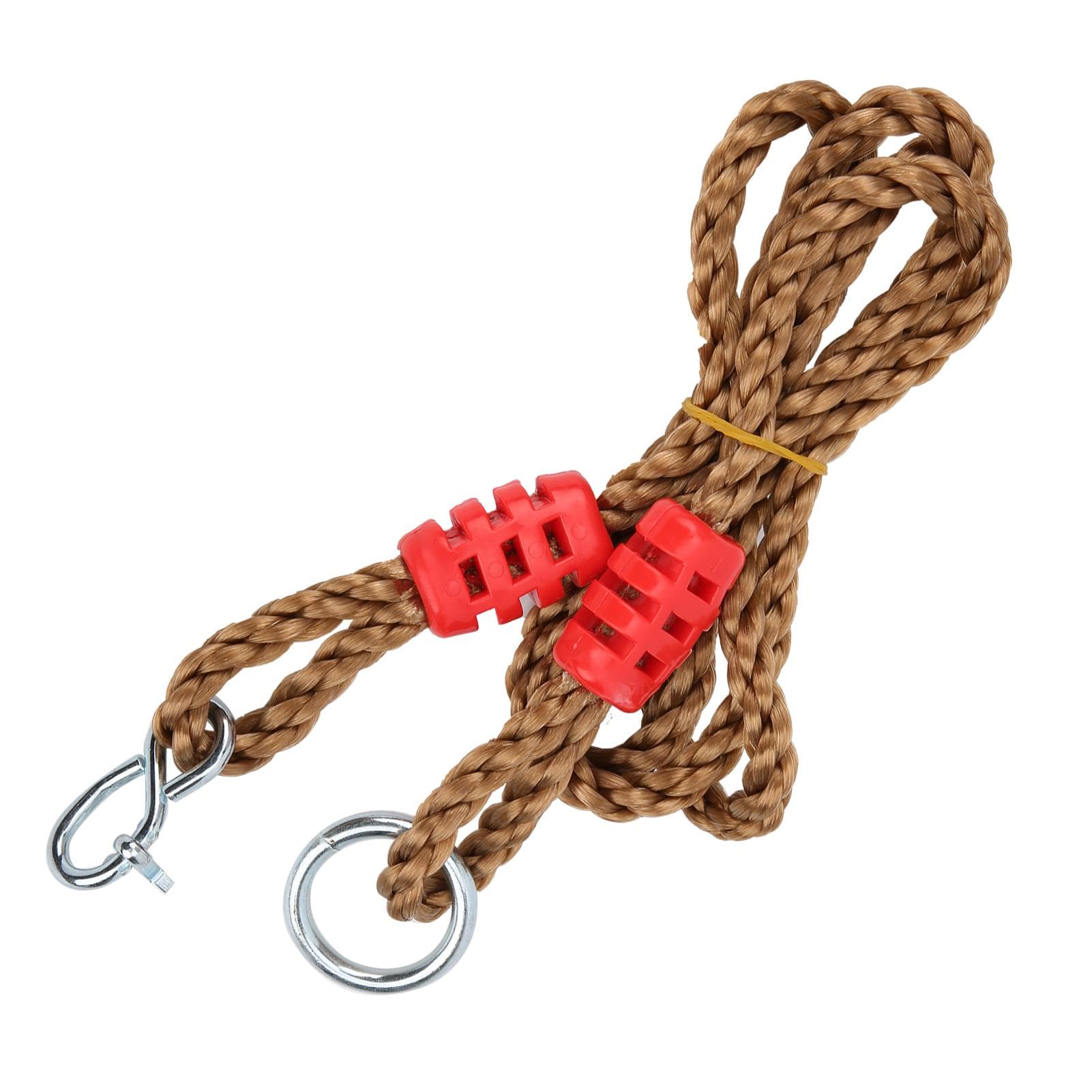Adjustable PE Connection Rope Swing Climbing Rope Hanging Ring Connection Bearing Lengthen
