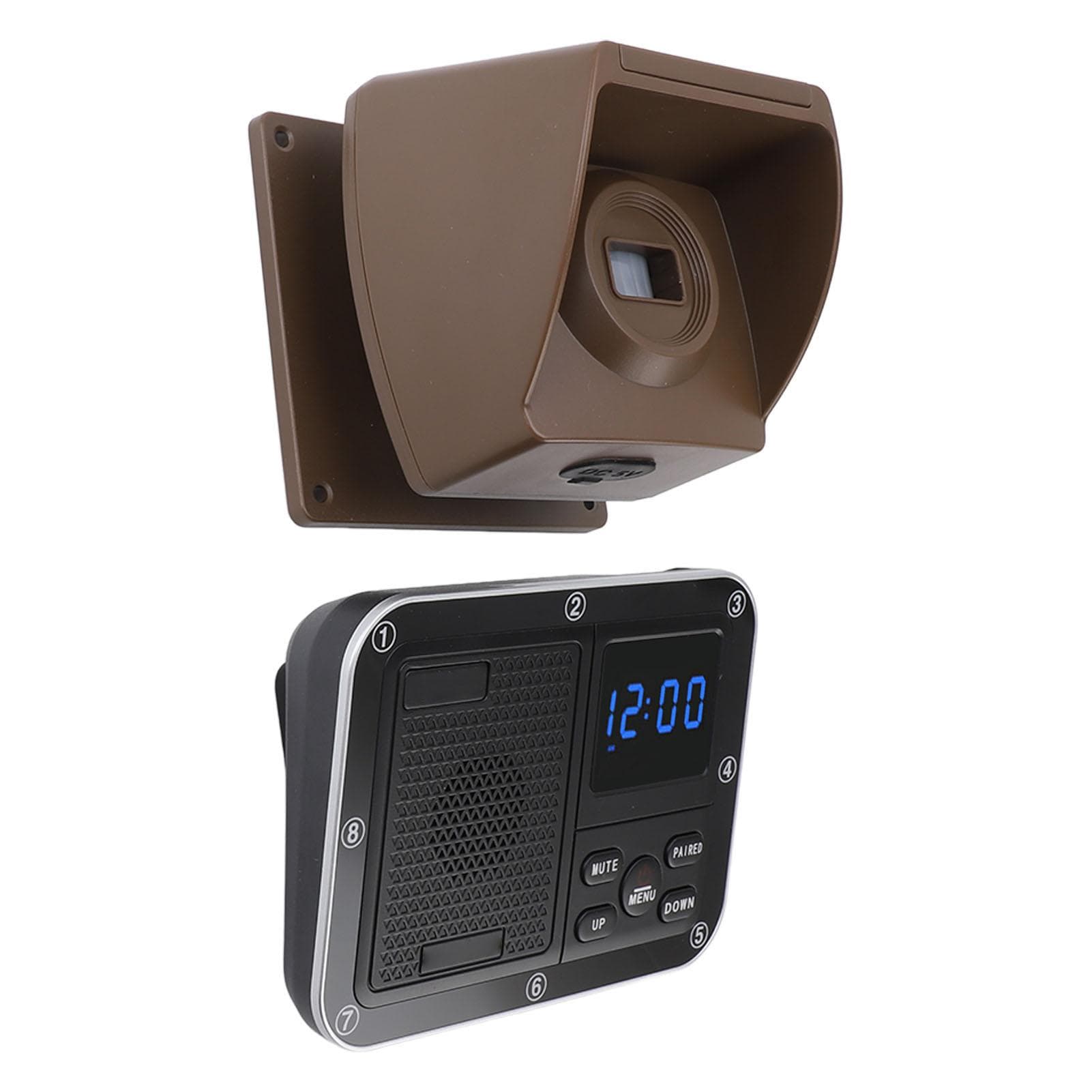 Solar Driveway Alarm Waterproof Dustproof 2624.7ft Long Range Outdoor Motion Sensors Detectors