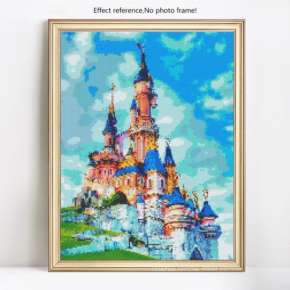5D DIY Diamond Painting Full Round Scenic Church Diamond Mosaic Embroidery Rhinestone Picture 20X30
