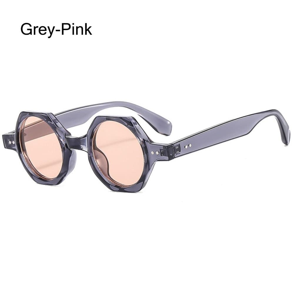 Fashion UV400 Protection Square Sunglasses Candy Color Cool Men Women Hip Hop Round Lens Shades
