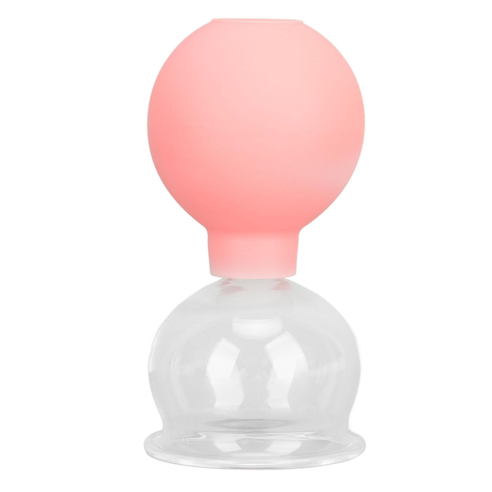 Glass Silicone Cupping Cup Vacuum Suction Massage Therapy for Face Skin Beauty Tool Model 5